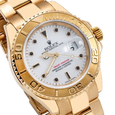 rolex yachmaster gold|gold rolex yacht master for sale.